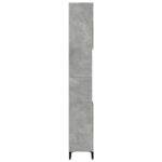 Armoire de salle de bain gris béton 30x30x190 cm – Image 4