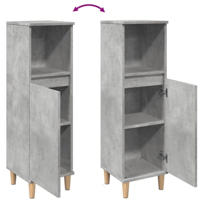 VXL8721158443564_g_en_hd_6.jpg Armoire de salle de bain gris béton 30x30x100 cm – Image 6