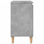 Meuble de lavabo gris béton 58x33x60 cm bois d'ingénierie – Image 4