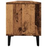 Meuble TV vieux bois 180x31,5x40 cm bois d'ingénierie – Image 4