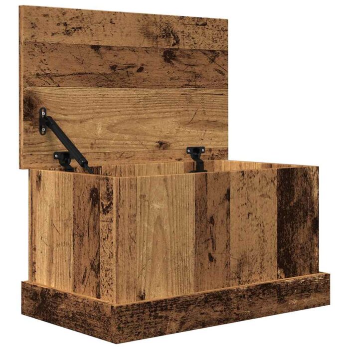 Boîtes de rangement vieux bois 30x50x28 cm bois d'ingénierie – Image 4