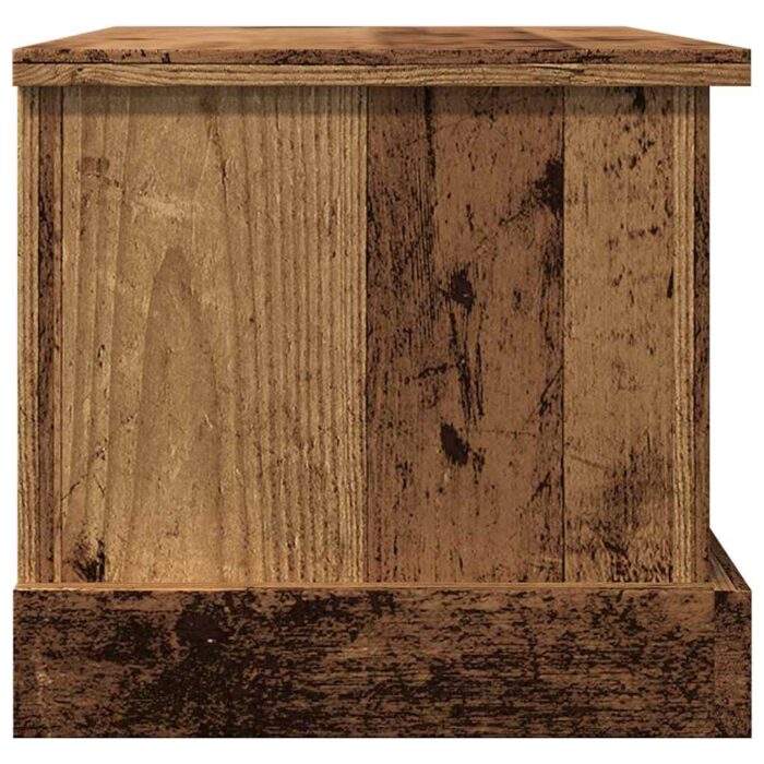 Boîtes de rangement vieux bois 30x50x28 cm bois d'ingénierie – Image 5