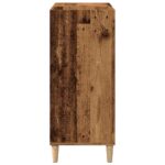 Armoire à disques vieux bois 84,5x38x89 cm bois d'ingénierie – Image 3