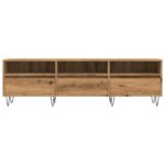 Meuble TV chêne artisanal 150x30x44,5 cm bois d'ingénierie – Image 2