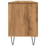 Meuble TV chêne artisanal 150x30x44,5 cm bois d'ingénierie – Image 4