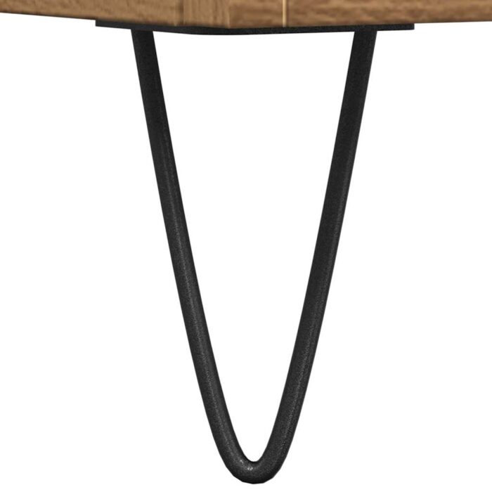 Meuble TV chêne artisanal 150x30x44,5 cm bois d'ingénierie – Image 6