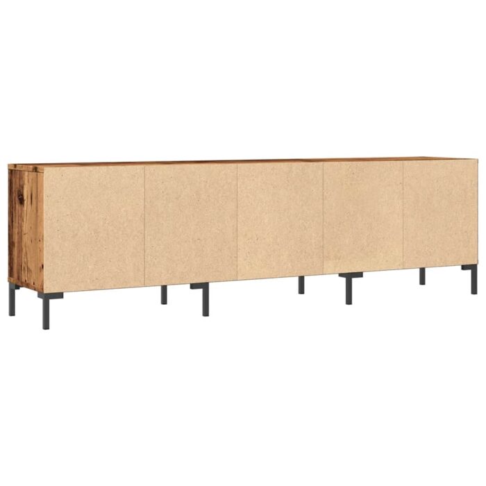 Meuble TV vieux bois 150x30x44,5 cm bois d'ingénierie – Image 5