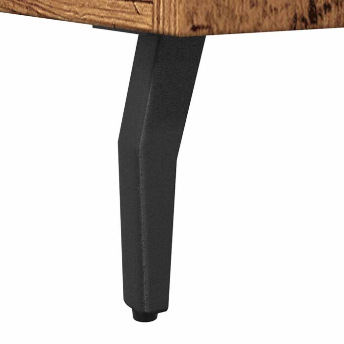 Meuble TV vieux bois 150x30x44,5 cm bois d'ingénierie – Image 6