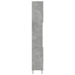 Armoire de salle de bain gris béton 30x30x190 cm – Image 3