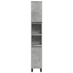 Armoire de salle de bain gris béton 30x30x190 cm – Image 2