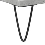 Armoire de bain gris béton 58x33x60 cm bois d'ingénierie – Image 6