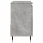 Armoire de salle de bain gris béton 65x33x60 cm – Image 3