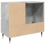 Armoire de salle de bain gris béton 65x33x60 cm – Image 4