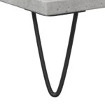 Armoire salle de bain gris béton 80x33x60cm bois d'ingénierie – Image 7