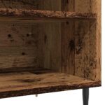Armoire à disques vieux bois 84,5x38x48 cm bois d'ingénierie – Image 6