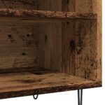 Armoire à disques vieux bois 84,5x38x48 cm bois d'ingénierie – Image 6