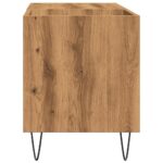 Armoire à disques chêne artisanal 84,5x38x48 cm bois ingénierie – Image 3