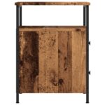 Tables de chevet 2 pcs vieux bois 44x45x60 cm bois d'ingénierie – Image 4