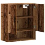 Armoire murale vieux bois 60x31x70 cm bois d'ingénierie – Image 5