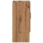 Armoire murale chêne artisanal 60x31x70 cm bois d'ingénierie – Image 3
