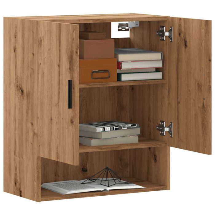 VXL8721158445384_m_en_hd_1.jpg Armoire murale chêne artisanal 60x31x70 cm bois d'ingénierie – Image 1