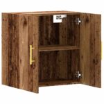 Armoire murale vieux bois 60x31x60 cm bois d'ingénierie – Image 5