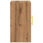 Armoire murale chêne artisanal 60x31x60 cm bois d'ingénierie – Image 3