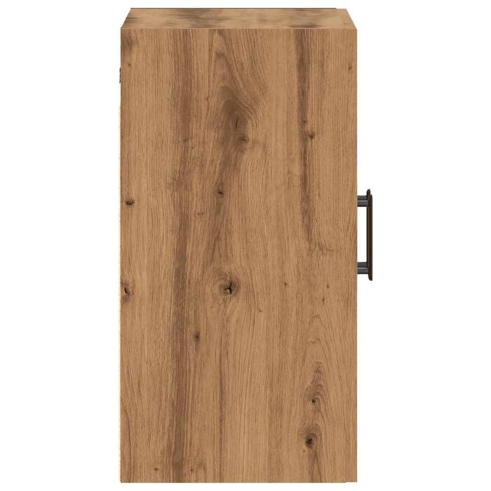 Armoire murale chêne artisanal 60x31x60 cm bois d'ingénierie – Image 3