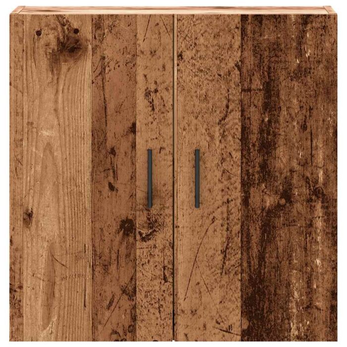 Armoire murale vieux bois 60x31x60 cm bois d'ingénierie – Image 2