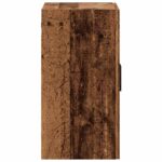 Armoire murale vieux bois 60x31x60 cm bois d'ingénierie – Image 3