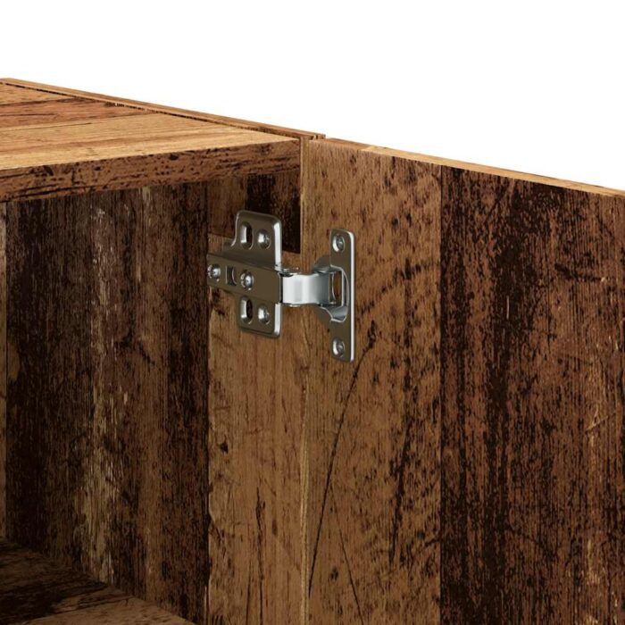 Armoire murale vieux bois 60x31x60 cm bois d'ingénierie – Image 6