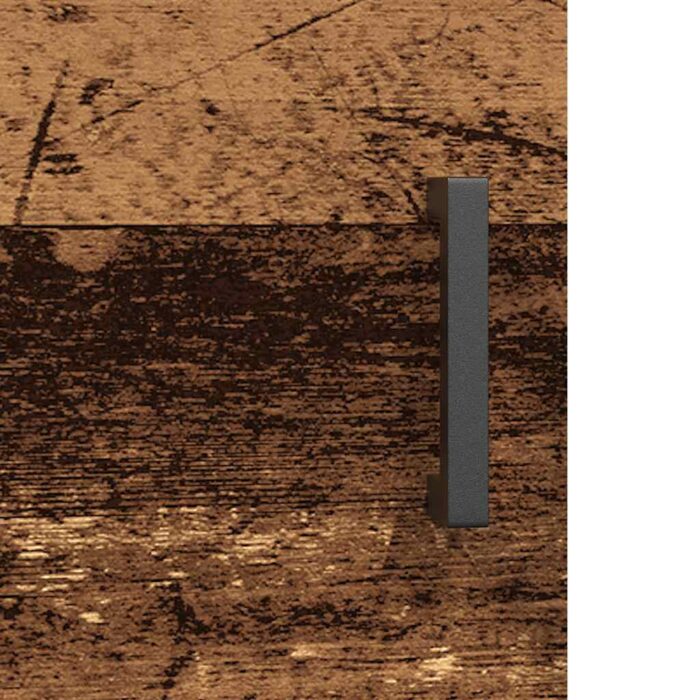 Meuble TV vieux bois 150x30x50 cm bois d'ingénierie – Image 6