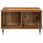 Table basse vieux bois 60x50x36,5 cm bois d'ingénierie – Image 2