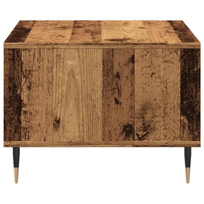 Table basse vieux bois 60x50x36,5 cm bois d'ingénierie – Image 3