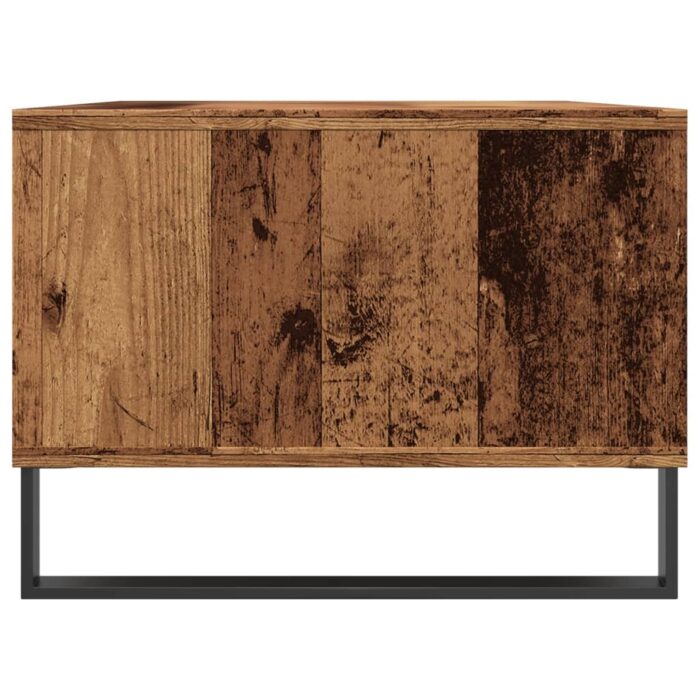 Table basse vieux bois 90x50x36,5 cm bois d'ingénierie – Image 4