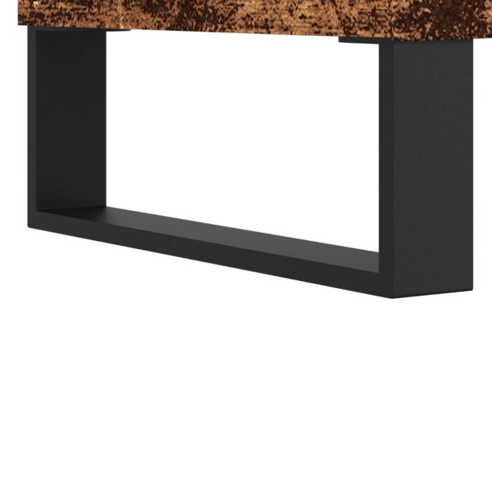 Table basse vieux bois 90x50x36,5 cm bois d'ingénierie – Image 6
