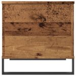 Table basse vieux bois 60x44,5x45 cm bois d'ingénierie – Image 4