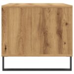 Table basse chêne artisanal 90x49x45 cm bois d'ingénierie – Image 3