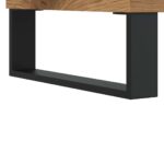 Table basse chêne artisanal 90x49x45 cm bois d'ingénierie – Image 6