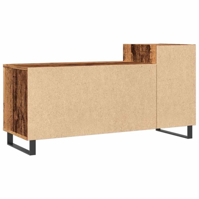 Meuble TV vieux bois 100x35x55 cm bois d'ingénierie – Image 5