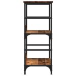 Bibliothèque vieux bois 50x33x82 cm bois d'ingénierie – Image 3