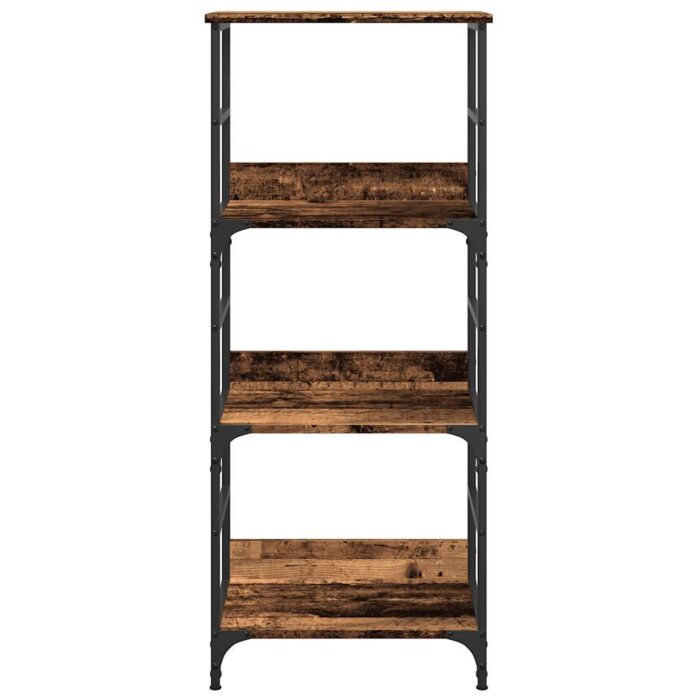 Bibliothèque vieux bois 50x33x117,5 cm bois d'ingénierie – Image 2