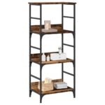 Bibliothèque vieux bois 50x33x117,5 cm bois d'ingénierie