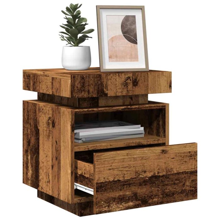 VXL8721158446459_g_en_hd_3.jpg Armoire de chevet avec lumières LED vieux bois 40x39x48,5 cm – Image 3