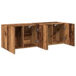 Meubles TV muraux 2 pcs vieux bois 60x30x41 cm – Image 4