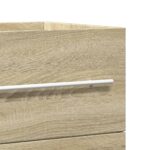 Armoire de lavabo vieux bois 80x38,5x48 cm bois d'ingénierie – Image 6