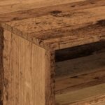 Table basse avec lumières LED vieux bois 50x49x40 cm – Image 8