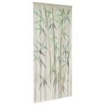 Rideau anti-insectes imprimé bambou 100x200 cm