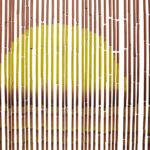 Rideau anti-insectes imprimé palmier 90x220 cm bambou – Image 5