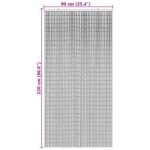 Rideau anti-insectes imprimé palmier 90x220 cm bambou – Image 7